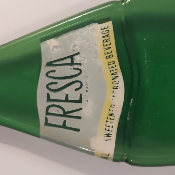 Flattened/ Melted Fresca Soda Bottle hanging Decor/ Spoon Rest - Picture 7 of 8